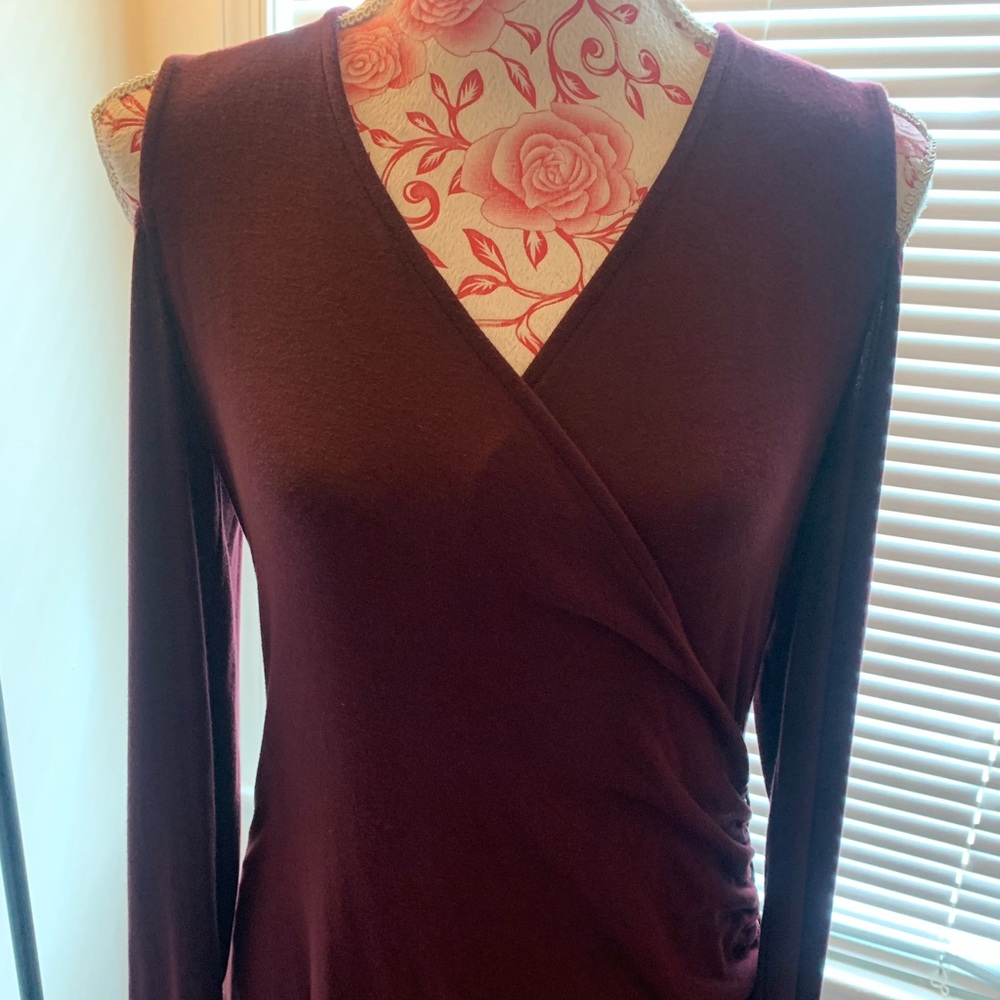 WHBM cold shoulder top